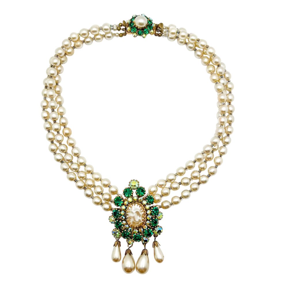Vintage Regency Droplet Necklace