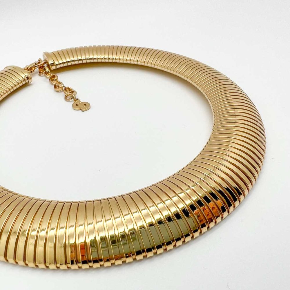 Vintage Dior Gaspipe Necklace