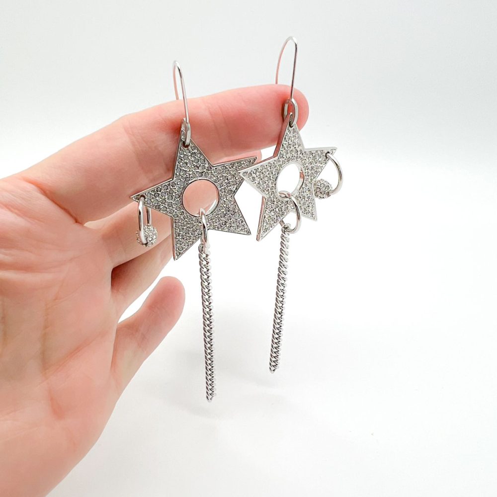 Vintage Dior Star Earrings
