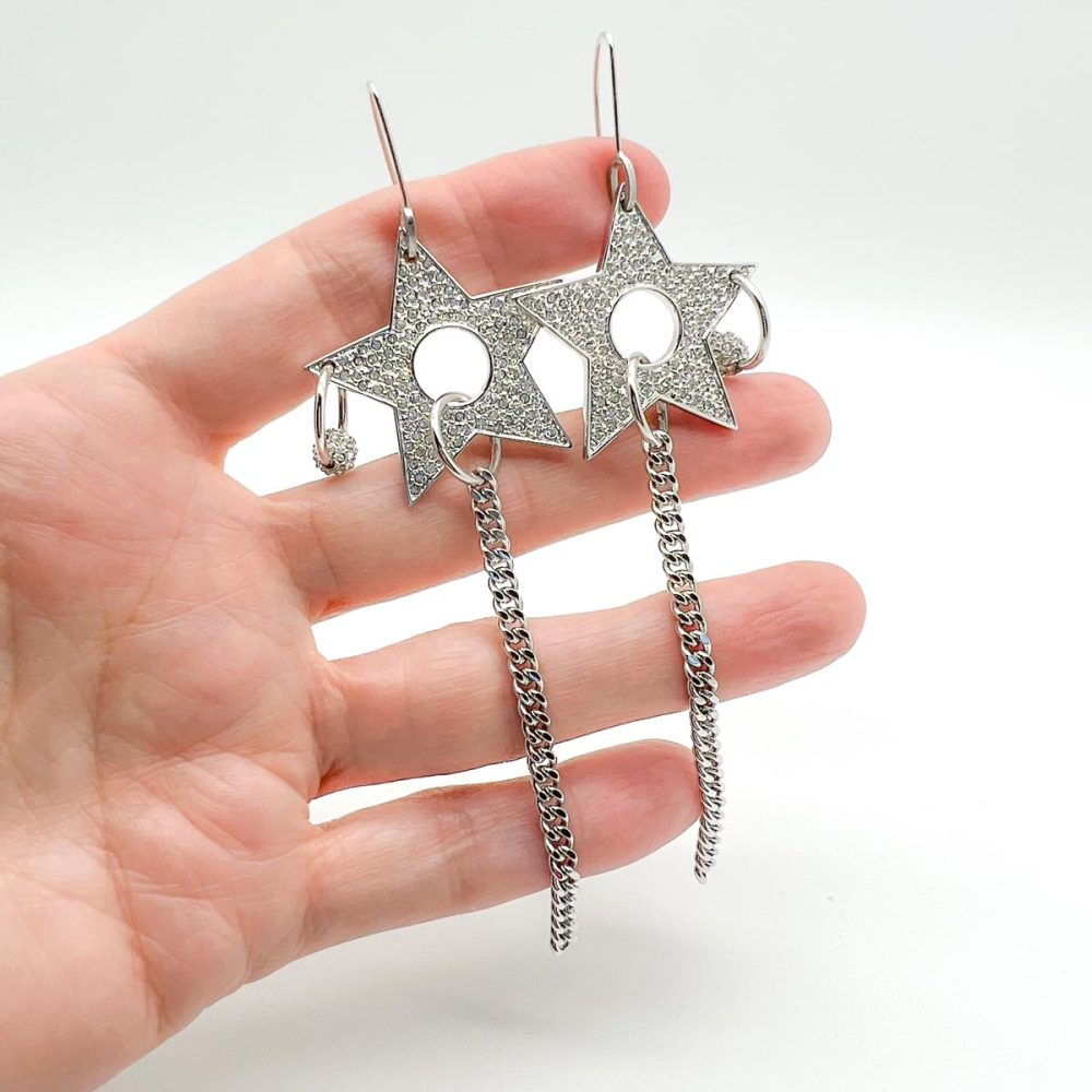 Vintage Dior Star Earrings