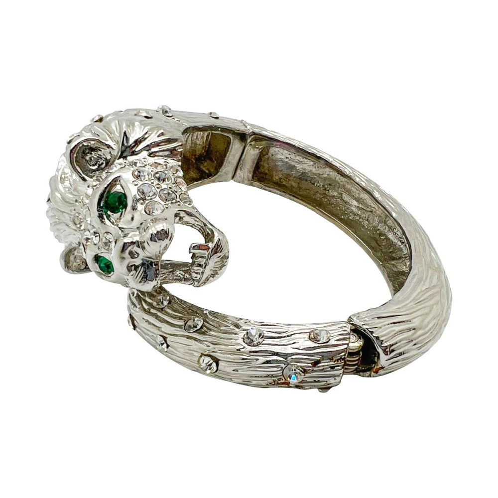 Vintage Big Cat Cuff Bangle
