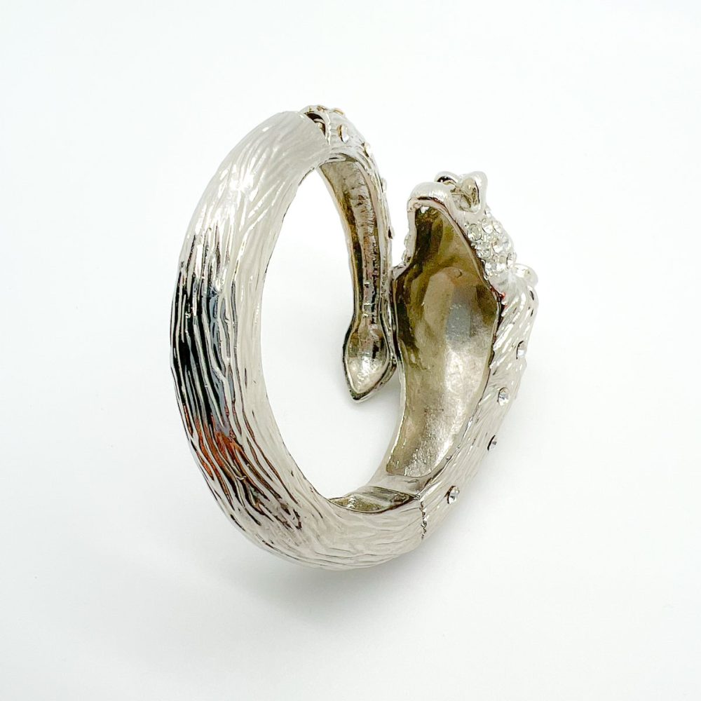 Vintage Big Cat Cuff Bangle