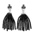 Jennifer Gibson Jewellery 1542 (2) Vintage Monet Tassel Earrings