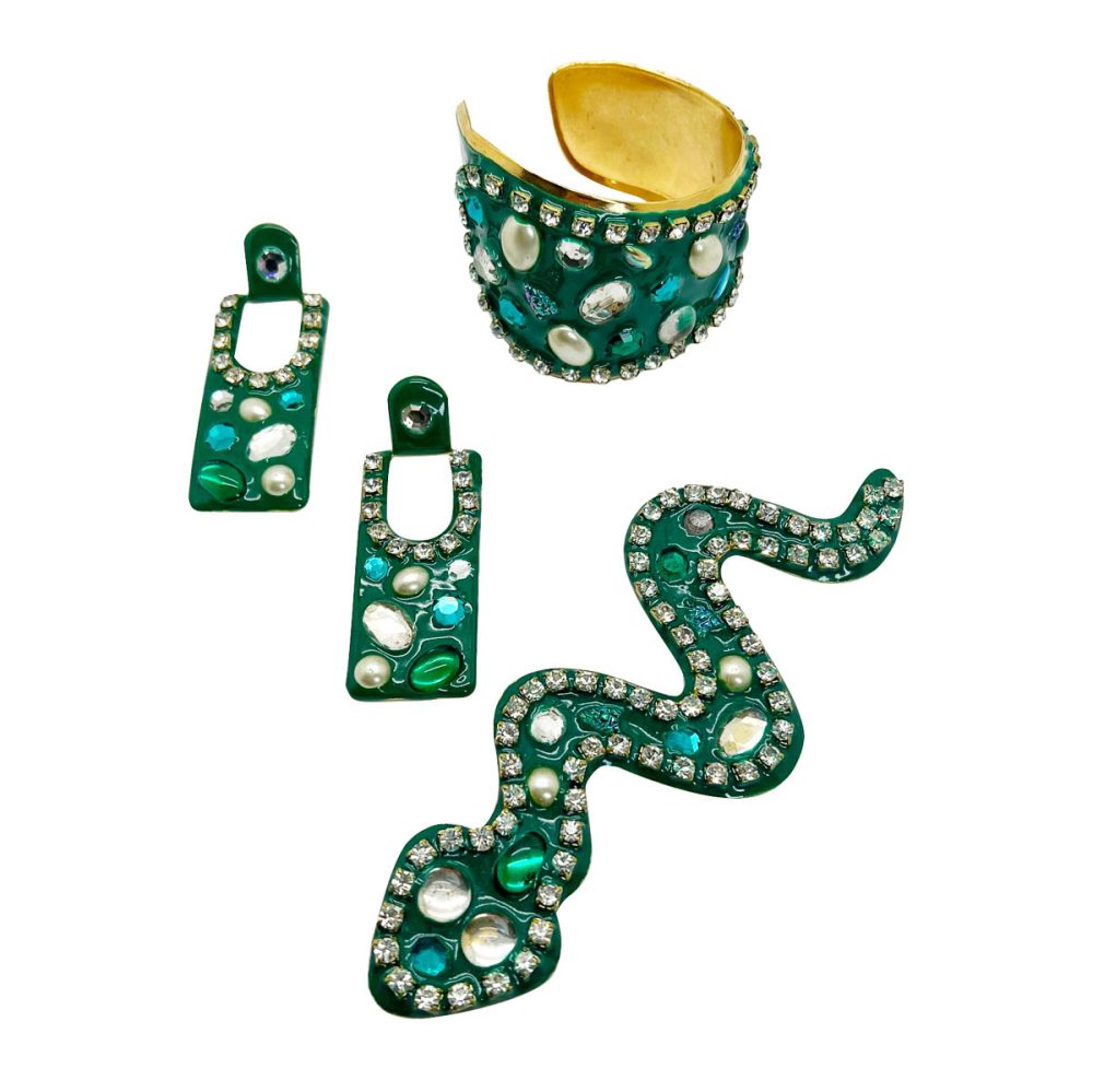 Vintage Fernellas Jools Snake Brooch