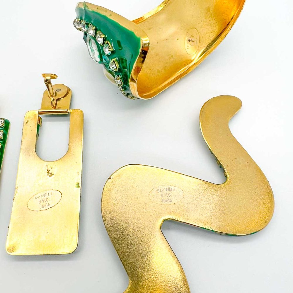 Vintage Fernellas Jools Snake Brooch