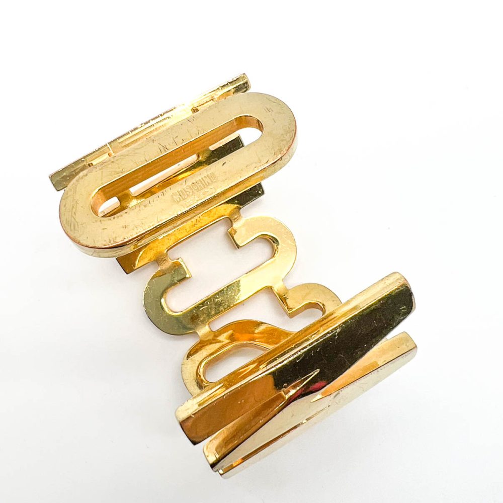 Vintage MOSCHINO Letter Cuff