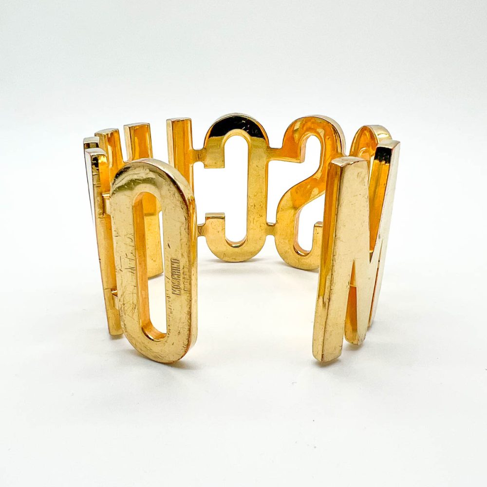 Vintage MOSCHINO Letter Cuff