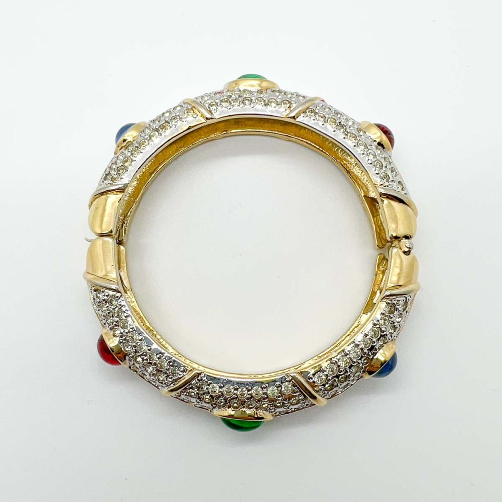 Vintage Vogue Bijoux Jewelled Cuff