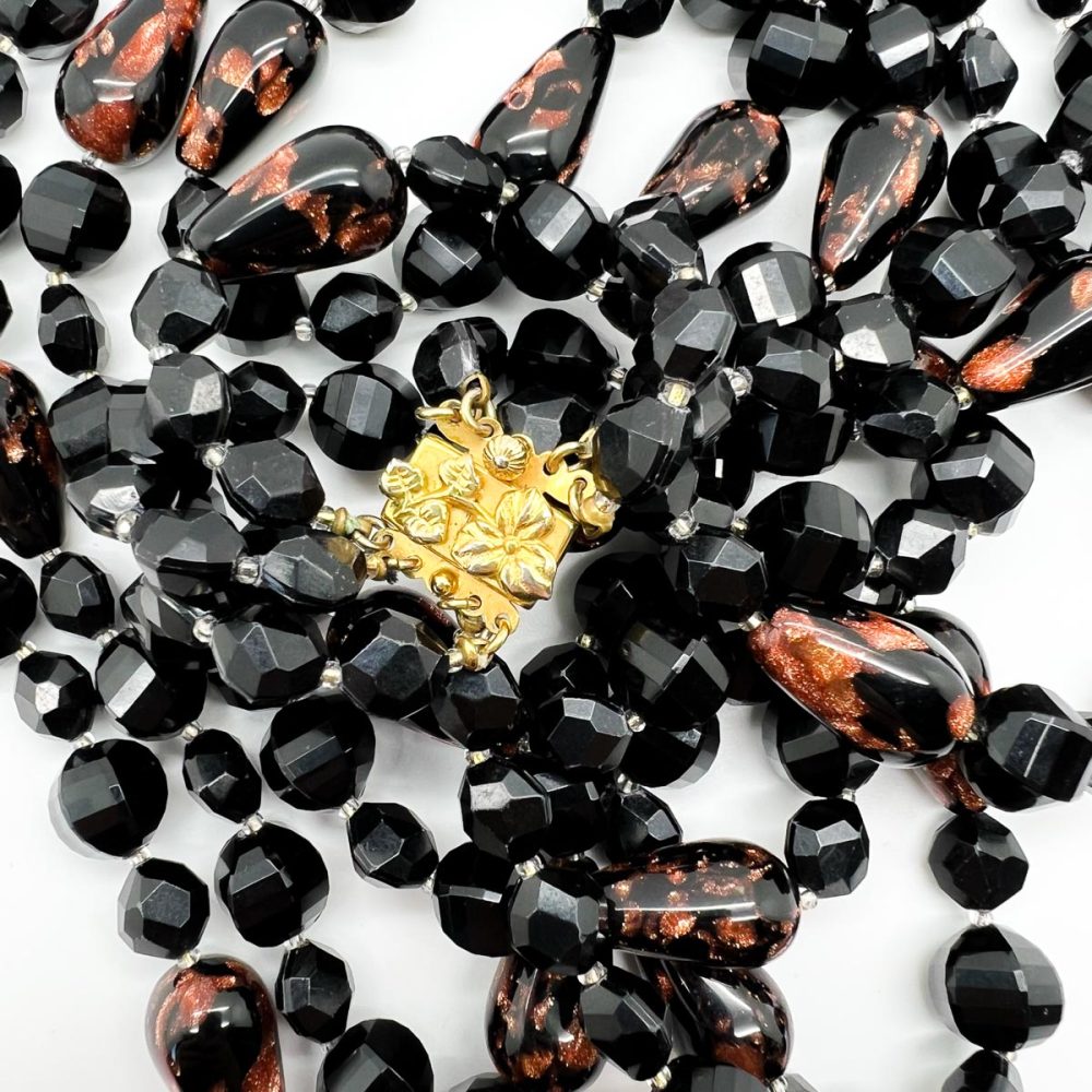 Vintage Sandor Goldstone Necklace