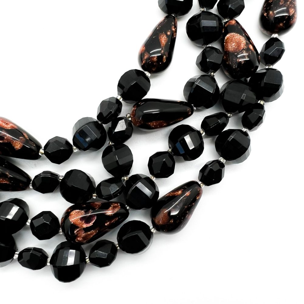 Vintage Sandor Goldstone Necklace