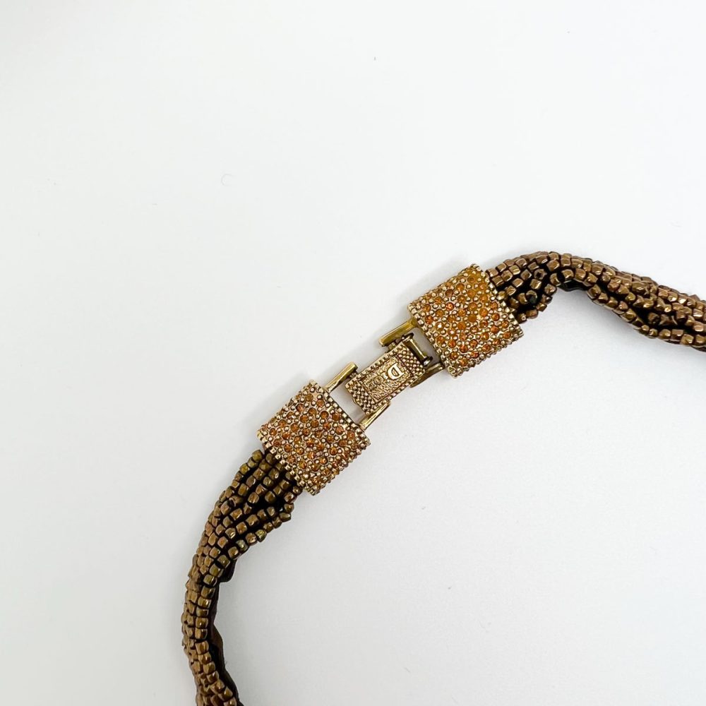 Jennifer Gibson Jewellery Galliano Dior Masai Collar Bib Vintage Beaded Necklace