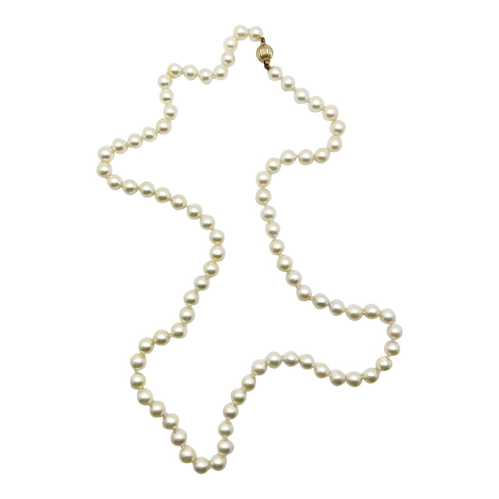 Vintage 9ct Cultured Pearl Necklace