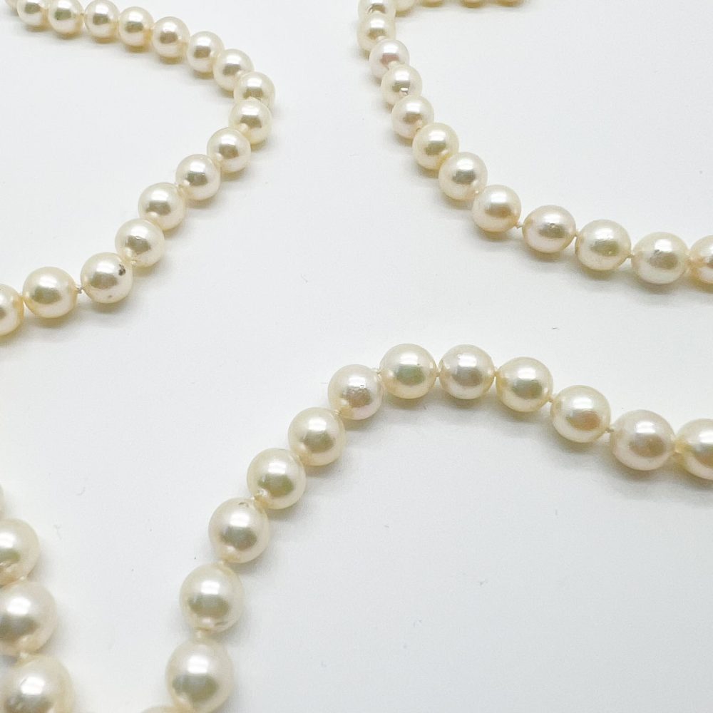Vintage 9ct Cultured Pearl Necklace