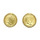 Jennifer Gibson Jewellery 1586 (1) Vintage Napoleon Coin Earrings