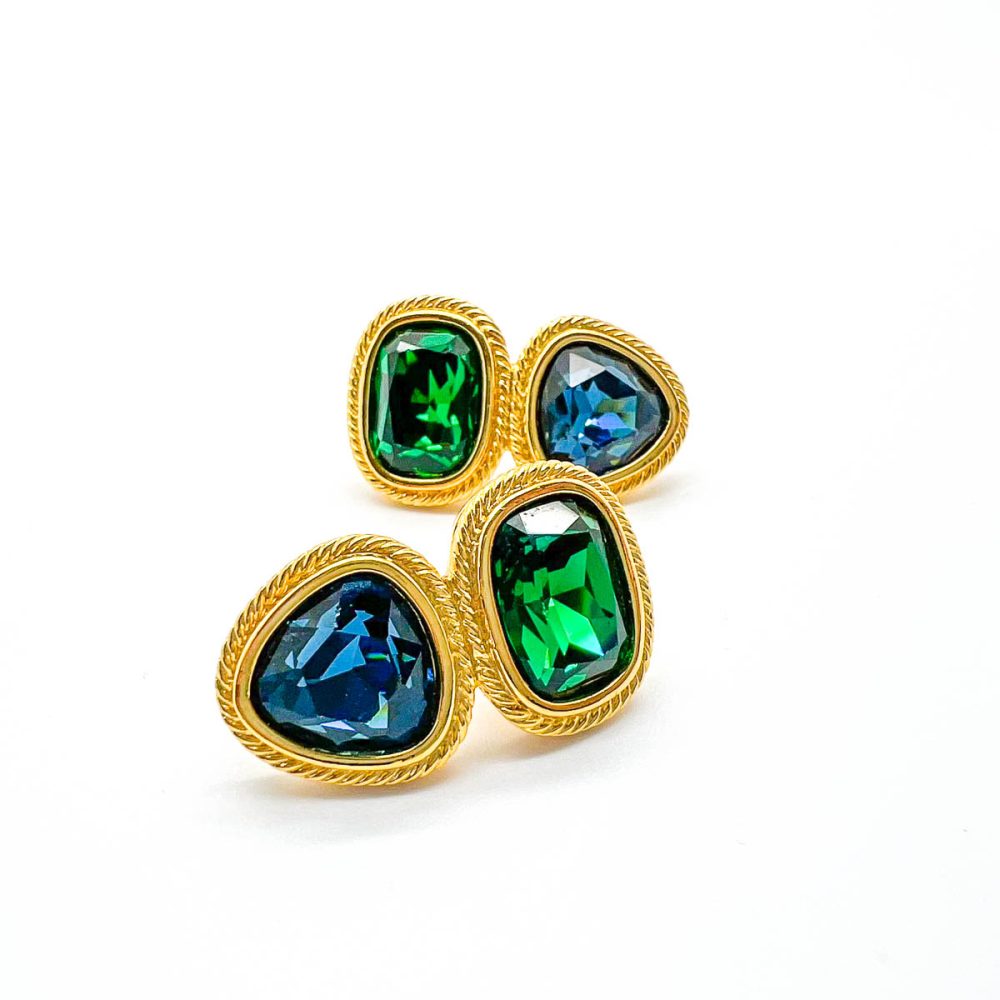 Vintage Napier Crystal Earrings