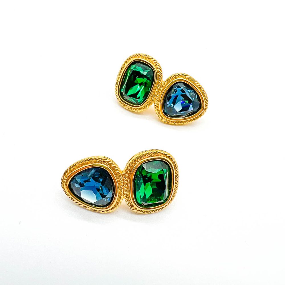 Vintage Napier Crystal Earrings
