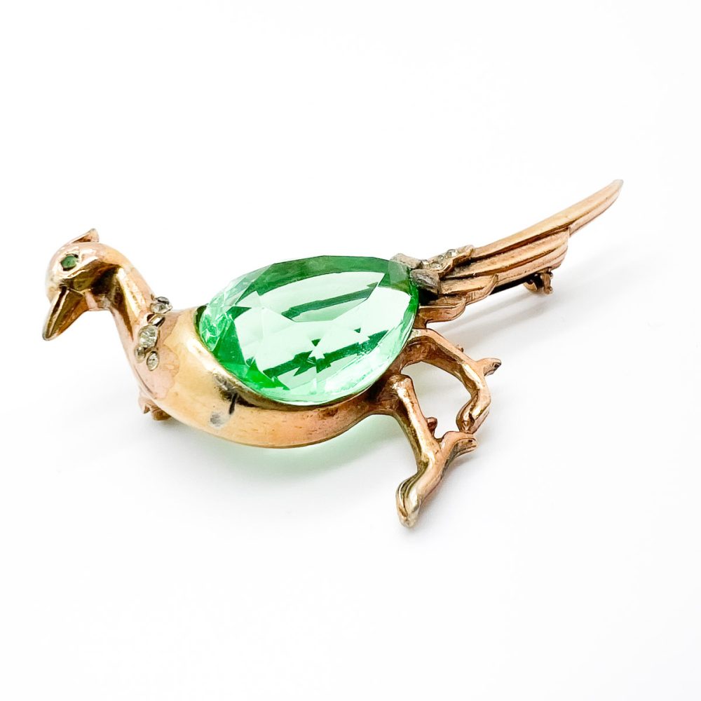 Vintage Reja Peacock Brooch