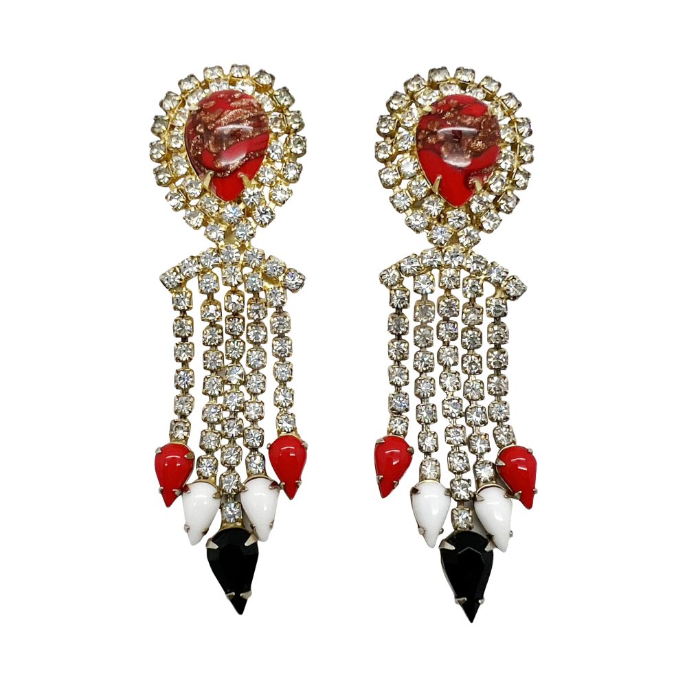vintage Hobe Chandelier Earrings