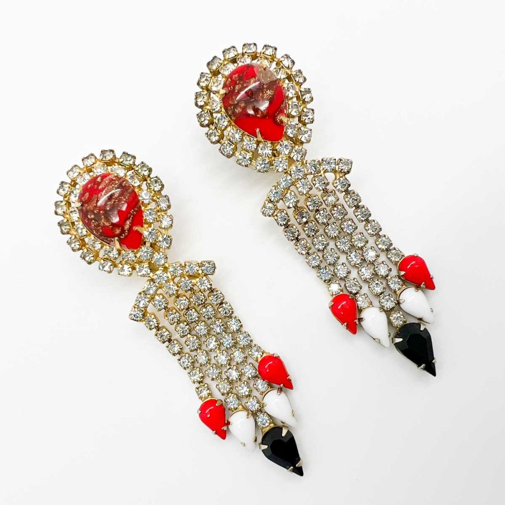 vintage Hobe Chandelier Earrings