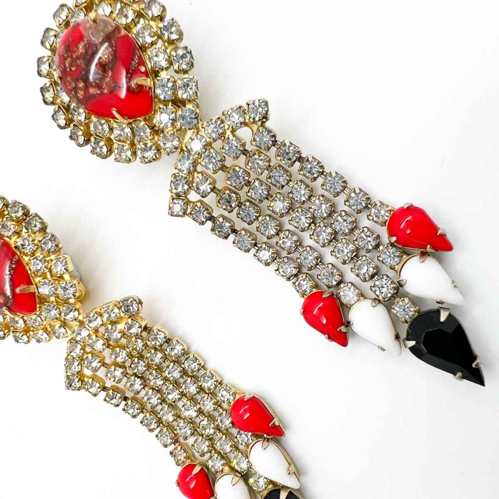 vintage Hobe Chandelier Earrings