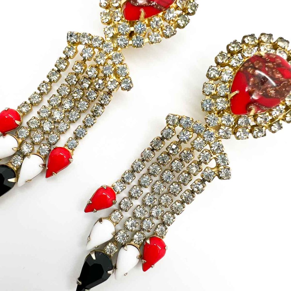 vintage Hobe Chandelier Earrings
