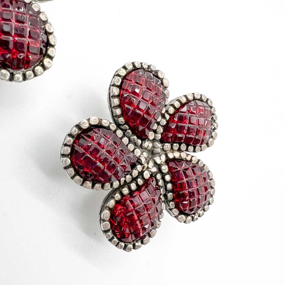 vintage Babylone Paris Floral earrings