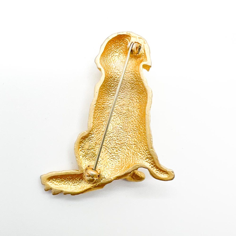 Vintage Golden Retriever Brooch