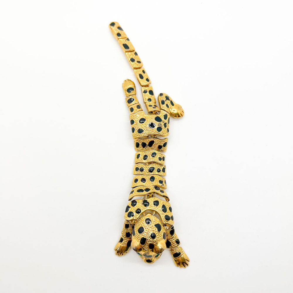 Vintage Statement Leopard Brooch