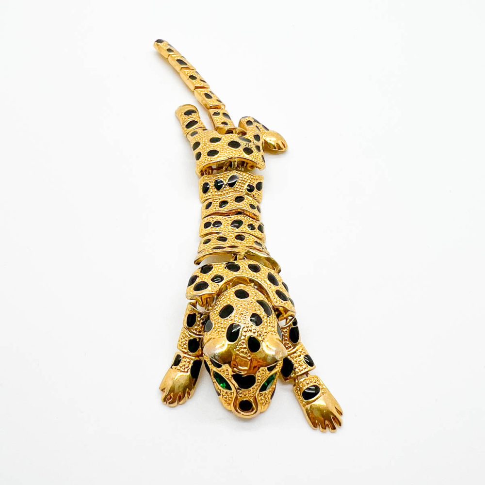 Vintage Statement Leopard Brooch
