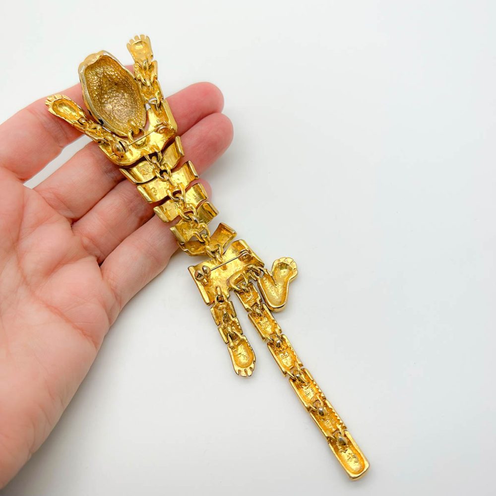 Vintage Statement Leopard Brooch