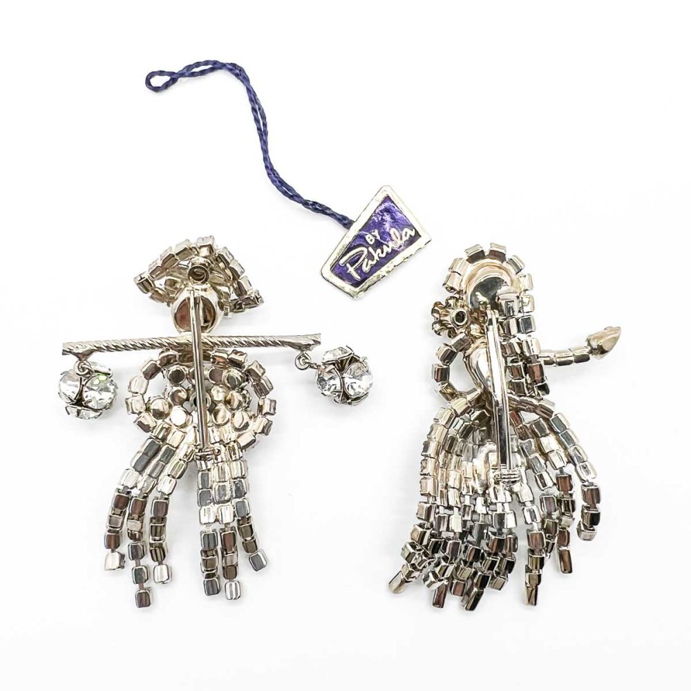 Vintage Pakula Figural Couple Brooches