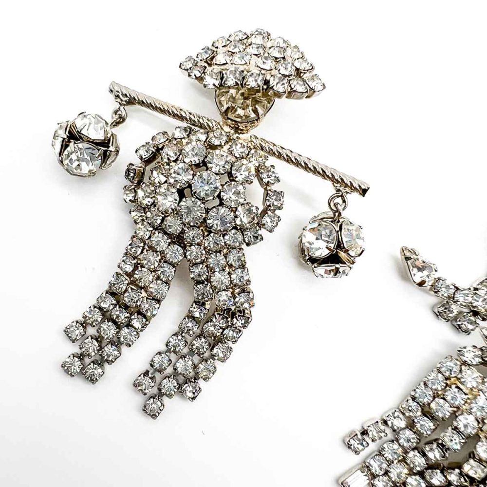 Vintage Pakula Figural Couple Brooches