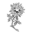 Jennifer Gibson Jewellery 1607 (1) Vintage Attwood & Sawyer Floral Brooch