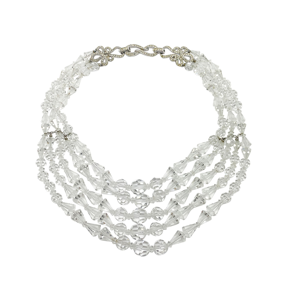 Jennifer Gibson Vintage Jewellery 1611 (2) vintage Boucher crystal necklace