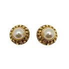 Jennifer Gibson Jewellery 1623 (1) vintage Etruscan pearl earrings