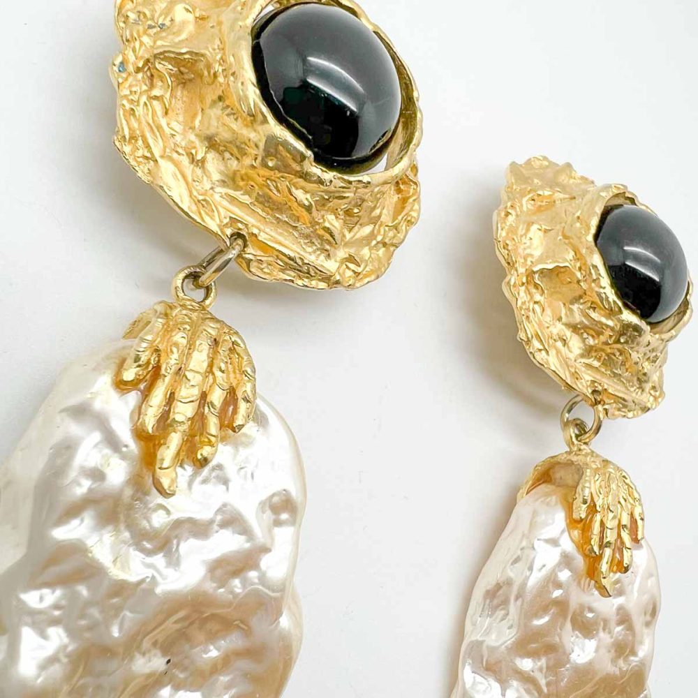 Vintage Craft Statement Earrings