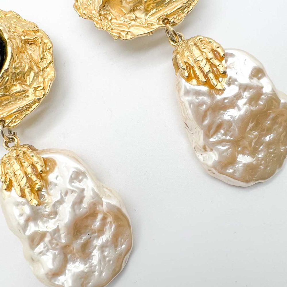 Vintage Craft Statement Earrings