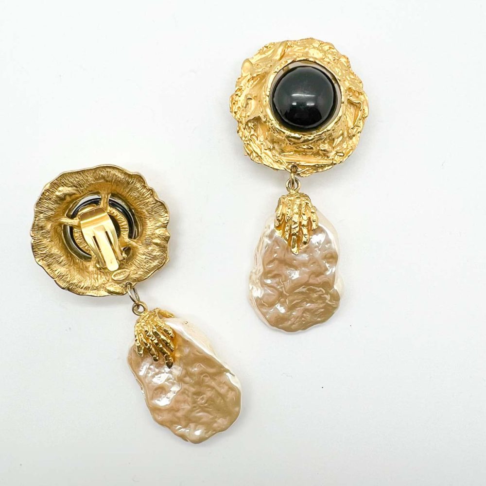 Vintage Craft Statement Earrings
