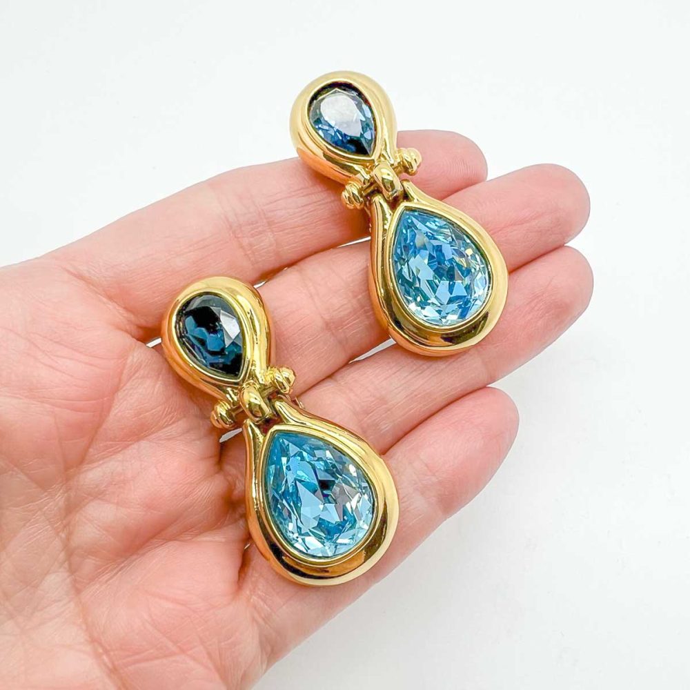 Vintage Grosse Sapphire Earrings
