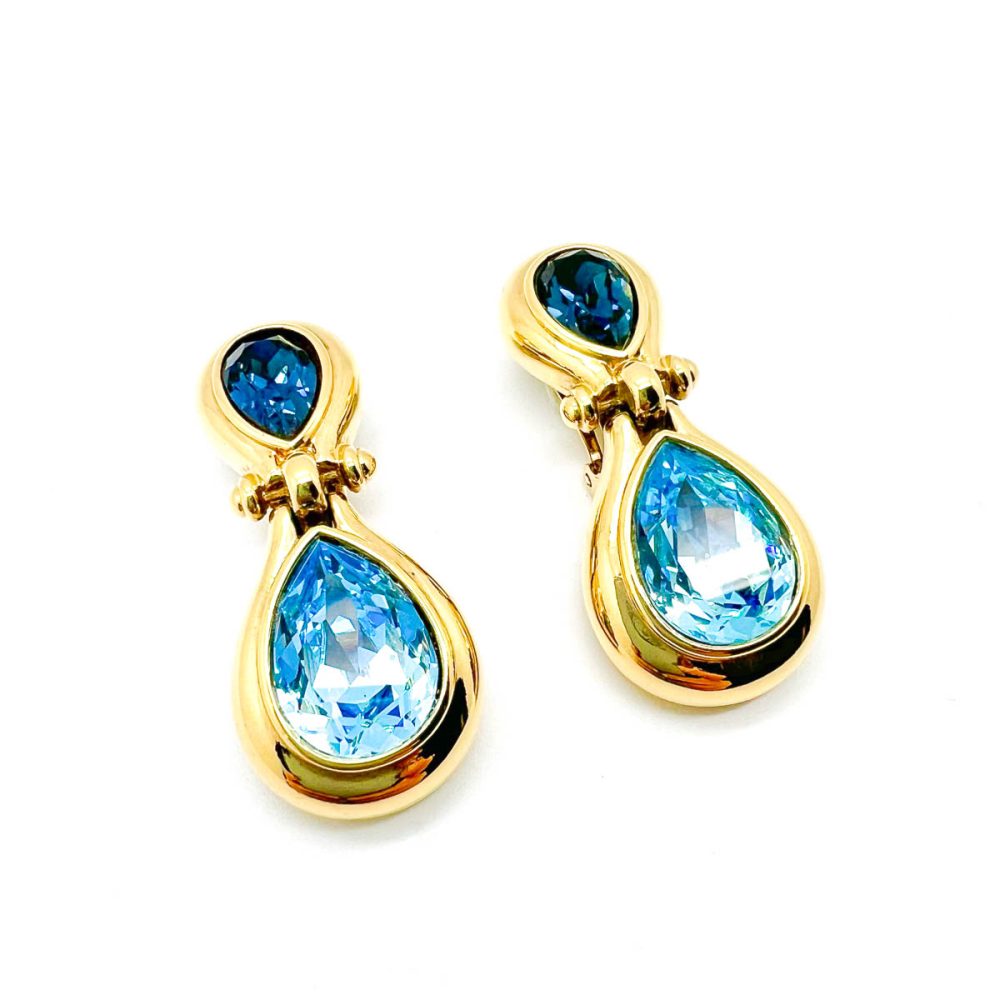 Vintage Grosse Sapphire Earrings