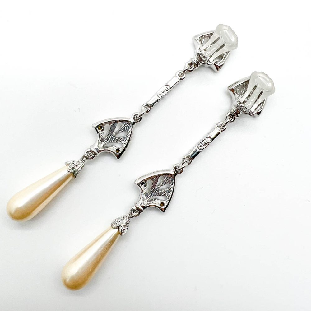 Vintage Dior Deco Earrings