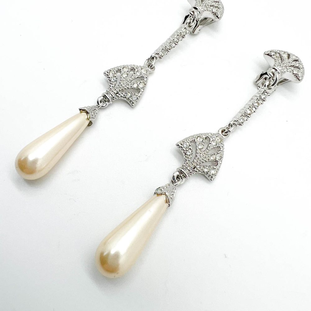 Vintage Dior Deco Earrings