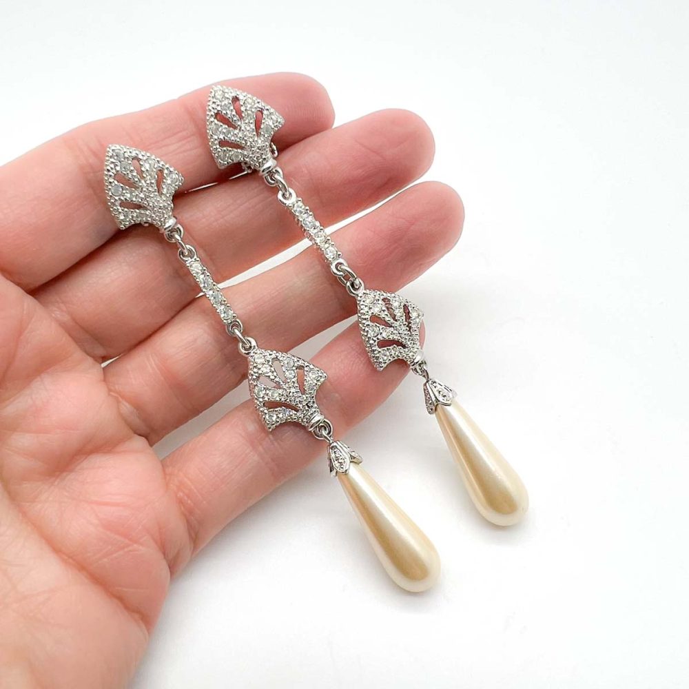 Vintage Dior Deco Earrings