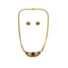 Jennifer Gibson Jewellery 1634 (2) Vintage Dior Jewelled Necklace