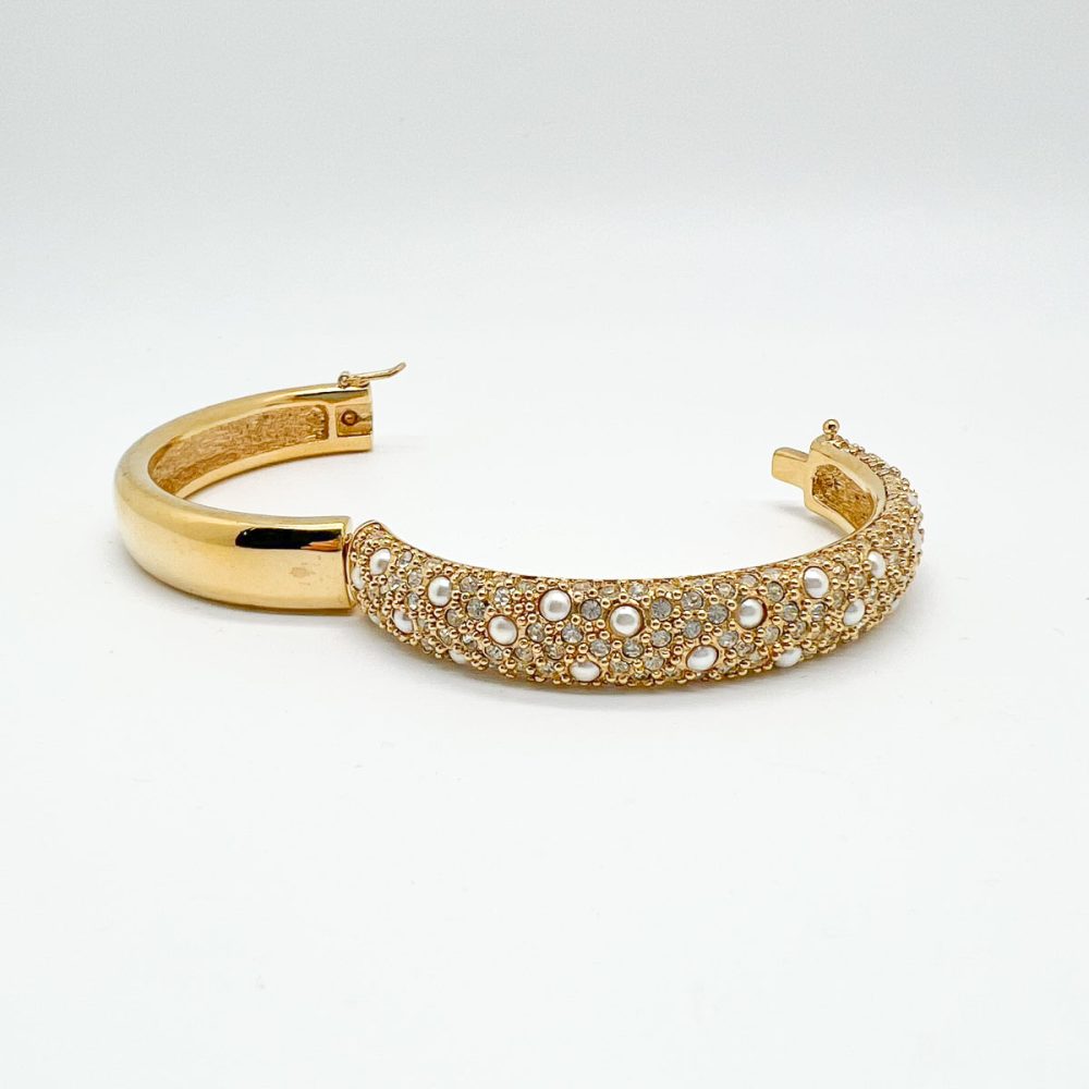 Vintage Dior Pearl Bangle