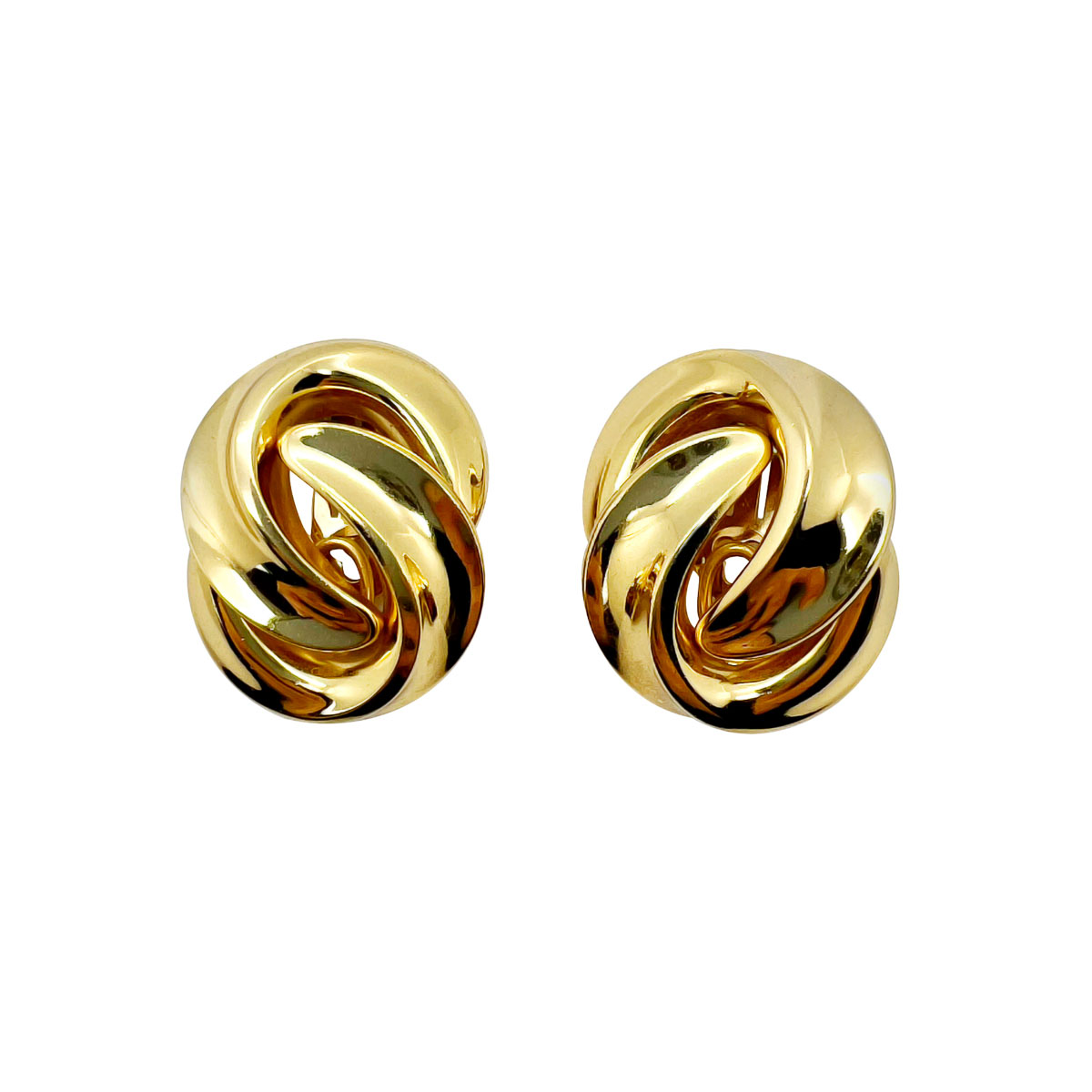 Jennifer Gibson Jewellery 1636 (3) Vintage Dior Grande Love Knot Earrings