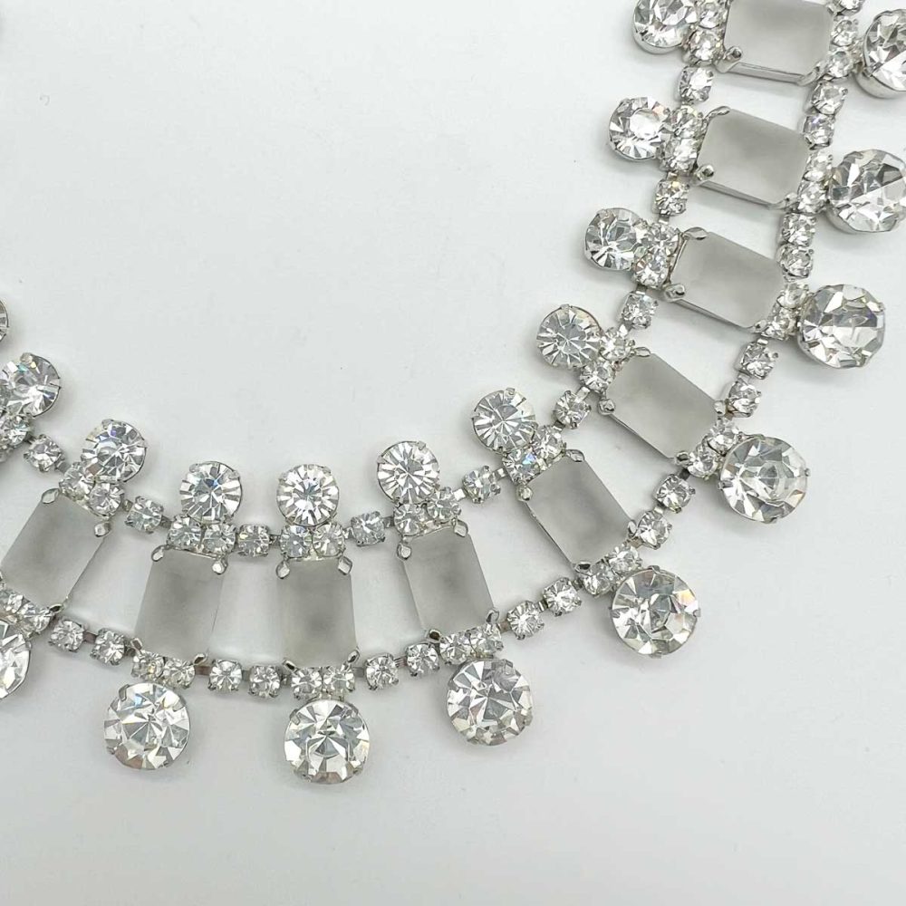 Vintage KJL Ice Collar Necklace