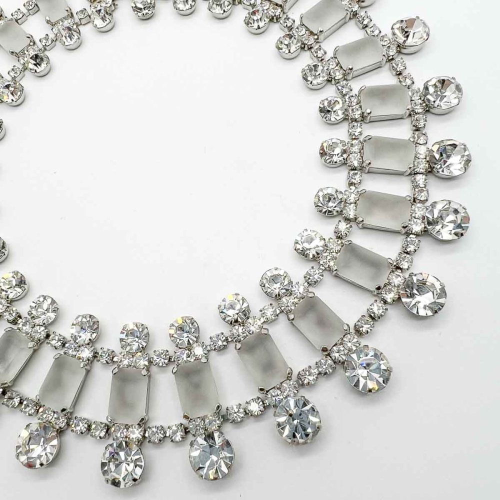 Vintage KJL Ice Collar Necklace