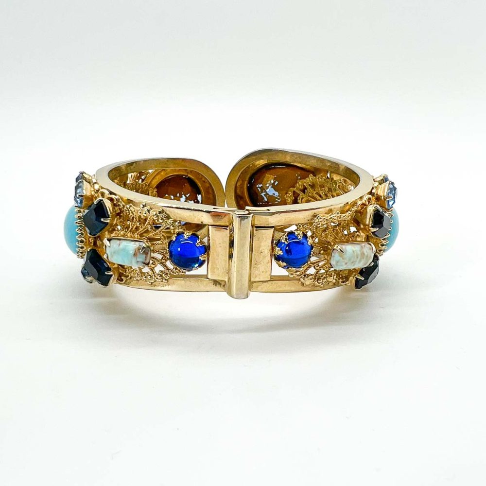 Vintage Blue Teardrop Clamper
