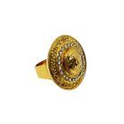 Jennifer Gibson Jewellery 1655 FRONT IMAGE Vintage Gianni Versace Medusa Ring